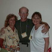 Jan Bartolina, Bob Steinberg and me. Photo courtesy of Bob Steinberg.