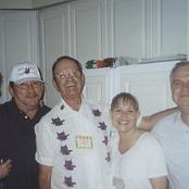 Carleen and Gooie Gomez, Gene Brady, me and Jim King.