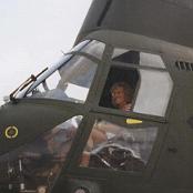 Jan in the co-pilot's seat.