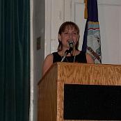 Thanking everyone for their help in getting my father his wings. Photo courtesy of Bob Steinberg.