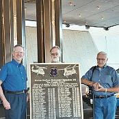 Transferring of the Memorial Plaque down to HMM-364 in Camp Pendleton.