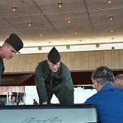 Transferring of the Memorial Plaque down to HMM-364 in Camp Pendleton.