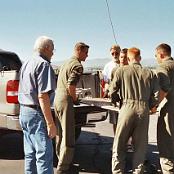 Transferring of the Memorial Plaque down to HMM-364 in Camp Pendleton.
