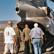 Transferring of the Memorial Plaque down to HMM-364 in Camp Pendleton.