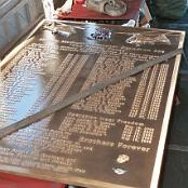 Transferring of the Memorial Plaque down to HMM-364 in Camp Pendleton.