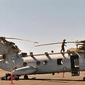 Pre-flight check for flight back to Camp Pendleton.