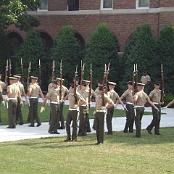 The Silent Drill Team.