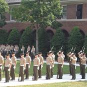 The Silent Drill Team.