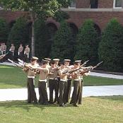 The Silent Drill Team.
