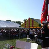 Wreath-laying ceremony at The Wall.