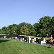 Wreath-laying ceremony at The Wall.