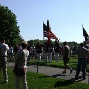 Wreath-laying ceremony at The Wall.