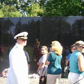 Wreath-laying ceremony at The Wall.
