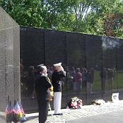 Wreath-laying ceremony at The Wall.