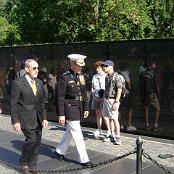 Wreath-laying ceremony at The Wall.