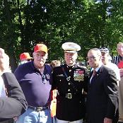 Larry Zok, General Amos and Maj General McCorkle.