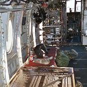 Strapped in for the flight to Camp Pendleton.