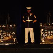 Col Sean Killeen and SgtMaj Rick Caisse as portrait honor guard. 