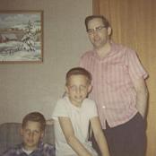 Gary Young (age 12), Steve Young (age 11) and Delbert Newton - 1960.