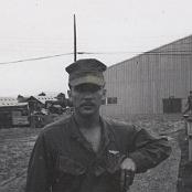 Corpsman Jim Fisher at Marble Mountain - 1968. Photo courtesy of Jim Fisher.