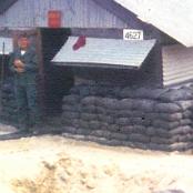 The hootch where the MAG-16 corpsmen lived - February, 1969. Photo courtesy of Dick Olson.