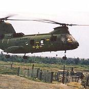 A Purple Fox CH-46 in Vietnam.