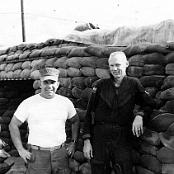 1st Lt Courtney Payne and Col OC Baker in Vietnam - December, 1968. Photo courtesy of Courtney Payne.