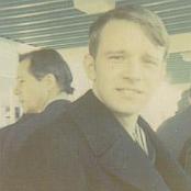Corpsman Walter "Rip" Tyrrell leaving Chemung County Airport for Vietnam - March, 1968. Photo courtesy of the Tyrrell family.