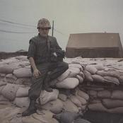 John Bruneel on his way to Da Nang on a courier run - early 1969. Photo courtesy of John Bruneel.