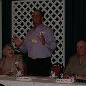 Ginny Brady, Gene Brady and LtGen Michael Hough at Wings Ceremony - October, 2002. Photo courtesy of Bob Steinberg.